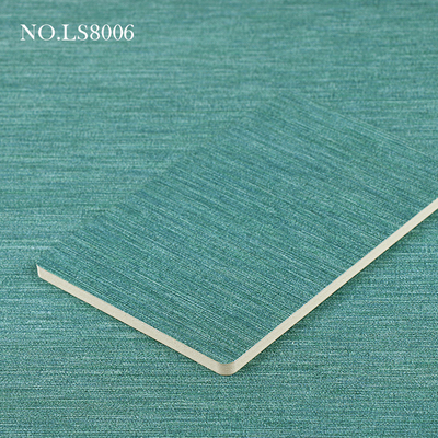 Kualitas Interior Rumah 8mm Bambu Batubara Waterproof Kain PVC Panel dinding Pabrik