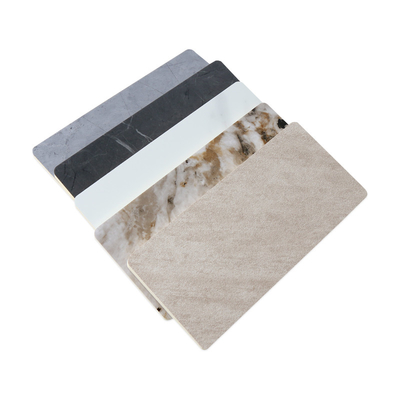 Kualitas Bamboo Charcoal PVC Marmer Wall Panel Sheet 1220*2440*8mm Pabrik