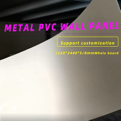 Kualitas Metal Film Bambu Batubara Kayu Veneer Panel Tembok Akustik Pabrik