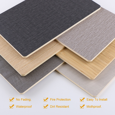 Kualitas Dekorasi Mewah Kain Waterproof Ramah Lingkungan Serat Bambu Panel Dinding Pabrik