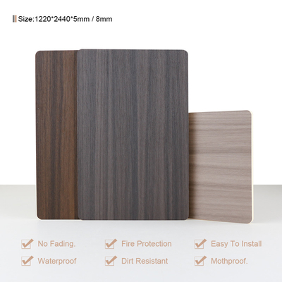 Kualitas Panel dinding serat bambu tanpa bau Lembar veneer kayu 1220*2440mm Pabrik