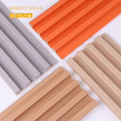 Kualitas Resistensi Serangga WPC Grating Board WPC Fluted Wall Mold Proof Pabrik