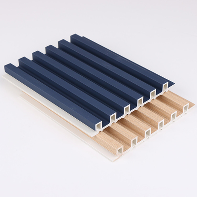 Kualitas Papan Decking Komposit Kayu PVC dengan alur 8mm Pabrik