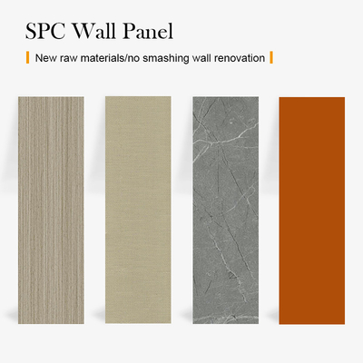 Kualitas B1 Fireproof Stone Plastic Composite SPC Wall Panel Untuk Kamar Mandi Pabrik
