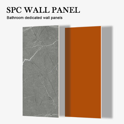 Kualitas Kekuatan tinggi Waterproof SPC dinding panel ubin modern Mewah Marmer Finish Batu Plastik Komposit Material Pabrik