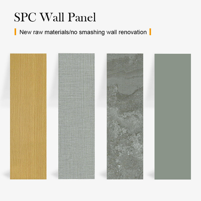 Kualitas Kekuatan tinggi Waterproof SPC dinding panel ubin modern Mewah Marmer Finish Batu Plastik Komposit Material Pabrik