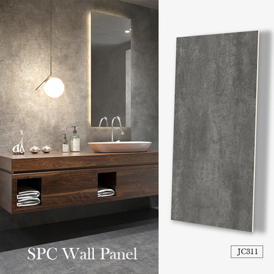 Kualitas Kekuatan tinggi Waterproof SPC dinding panel ubin modern Mewah Marmer Finish Batu Plastik Komposit Material Pabrik