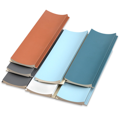 Kualitas Dekorasi Interior Ramah Lingkungan Papan Cetakan PVC Panel WPC Grating Pabrik