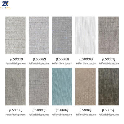 Kualitas Papan Dinding Serat Bambu Veneer Kayu Panel Dinding PVC Anti Gores Pabrik