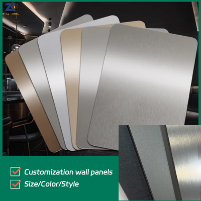 Kualitas Metal Wood Veneer Solid Waterproof Flame Retardant Dekoratif Panel Dinding PVC Pabrik