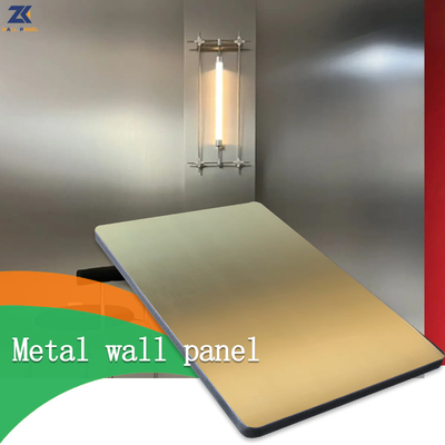 Kualitas Metal Wood Veneer Solid Waterproof Flame Retardant Dekoratif Panel Dinding PVC Pabrik