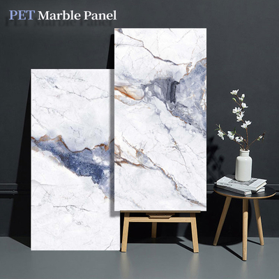 Kualitas Waterproof Dan Mudah Untuk Menginstal Panel veneer kayu marmer Interior Dekorasi Panel dinding Produk Baru Panel dinding marmer Pabrik