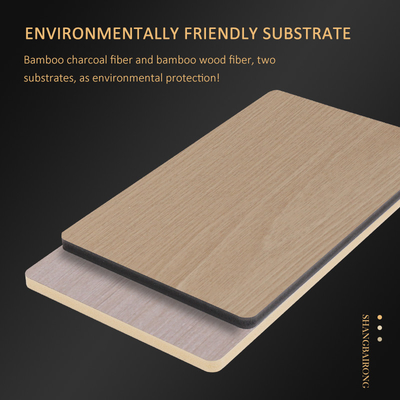 Kualitas Produk panas Dekorasi interior Waterproof Bambu Batubara Kain Panel dinding Pabrik