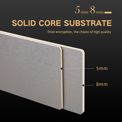 Kualitas PVC Metal Dekoratif Bambu Karbon Serat Papan Panel Kelembaban Pabrik