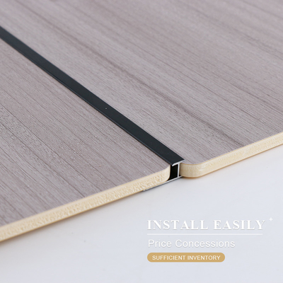 Kualitas Papan Serat Arang Bambu PVC Motif Kayu Tahan Api dan Anti Rayap Gaya Mewah Ringan Pabrik