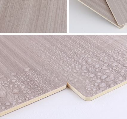 Kualitas Papan Serat Arang Bambu PVC Motif Kayu Tahan Api dan Anti Rayap Gaya Mewah Ringan Pabrik