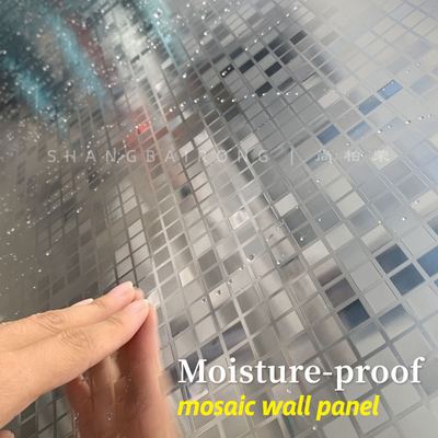 Kualitas Produk Baru Dekorasi Interior Panel dinding logam Mosaik Bambu Batubara Panel veneer kayu Pabrik