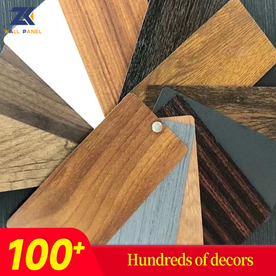 Kualitas Panel Dinding PVC Dekoratif Dalam Ruangan Panel Dinding Butiran Kayu Arang Bambu Dalam Ruangan Pabrik