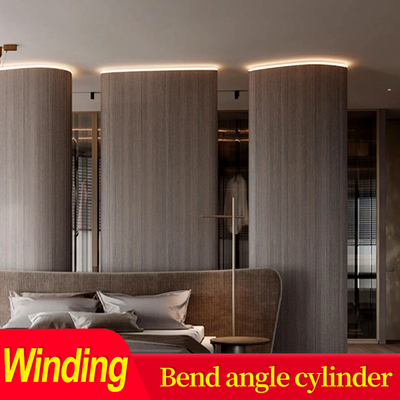 Kualitas Panel Dinding PVC Dekoratif Dalam Ruangan Panel Dinding Butiran Kayu Arang Bambu Dalam Ruangan Pabrik