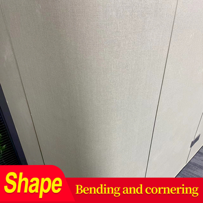 Kualitas 1220*2440*5mm Waterproof Fabric Finish Bambu Batubara Panel Papan Dinding Pabrik