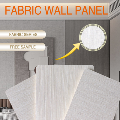 Kualitas Produk panas Dekorasi interior Waterproof Bambu Batubara Kain Panel dinding Pabrik