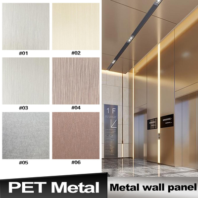 Kualitas 5 / 8mm Ketebalan Bambu Batubara Kayu Veneer PVC Karbon Kristal Wallboard Pabrik
