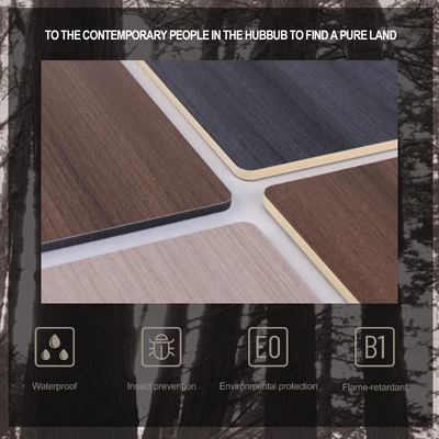 Kualitas Panel Dinding PVC 8mm Dekoratif Tahan Api Veneer Kayu Serat Bambu Papan Dinding Tanpa Sambungan Pabrik