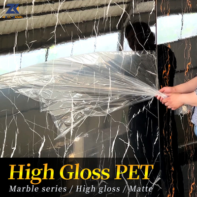 Kualitas PET ramah lingkungan Bambu Batubara PVC Marmer Wall Panel Sheet Pabrik