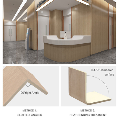 Kualitas Dekorasi Hotel Modern Bambu Batubara Kayu Veneer Panel 5mm 8mm Pabrik