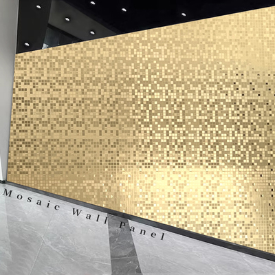 Kualitas Panel Veneer Kayu Co-Extruded Arang Bambu Mosaik Logam Emas Produk Baru Berkualitas Tinggi Pabrik