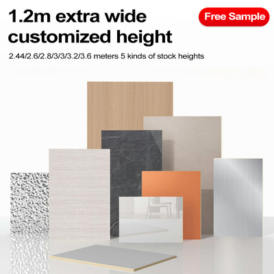 Kualitas Modern menarik 5MM High Gloss Wall Marble Panel Untuk Interior PVC Marble Sheet Pabrik