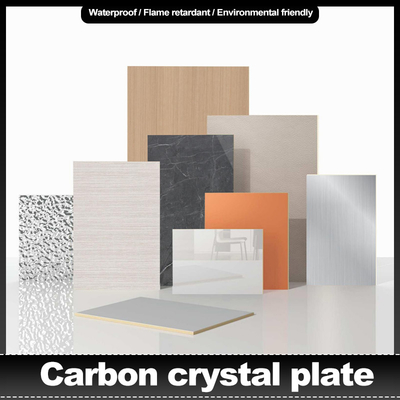 Kualitas Fireproof Waterproof PVC WPC Panel dinding Bambu Batubara Panel dinding / papan Pabrik