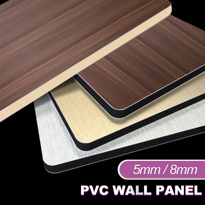Kualitas PUR Glue Bamboo Charcoal Wood Veneer 5 / 8mm PET Bamboo Charcoal Board Pabrik