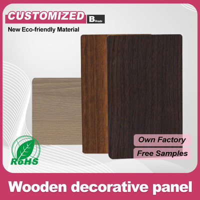 Kualitas Bambu Batubara Kayu Veneer Kayu Biji Kayu Batubara Papan Waterproof Pvc Panel Pabrik