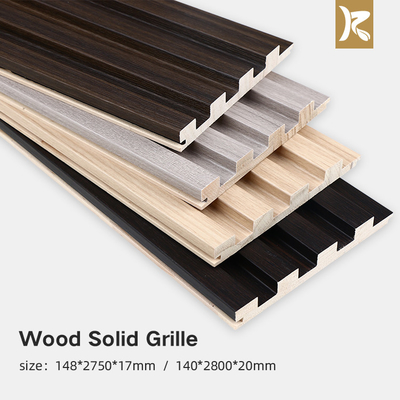 Kualitas Panel Dinding Pelindung Lingkungan Panel Dinding Kayu Padat Berlekuk Pabrik