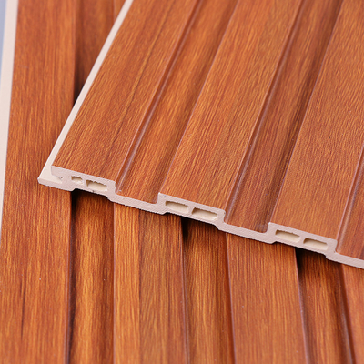 Kualitas Bamboo Charcoal Thermoplastics WPC Panel Kayu Slat 1220*2440*5mm Pabrik