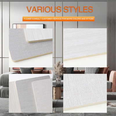 Kualitas Panel Kayu Veneer Kain Arang Bambu Dekorasi Interior ISO9001 Pabrik