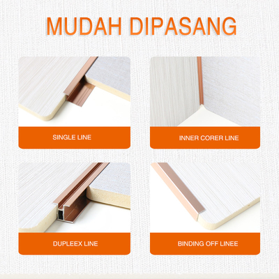 Kualitas Panel Kayu Veneer Kain Arang Bambu Dekorasi Interior ISO9001 Pabrik