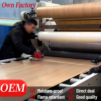 Kualitas Panel Dinding Serat Bambu Dekoratif 5mm 8mm Modern Menyerap Suara Pabrik