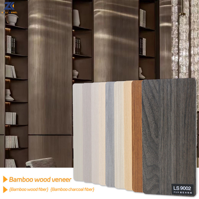 Kualitas Panel Dinding Interior Serat Bambu Tahan Api Tahan Air Ketebalan 8mm Pabrik