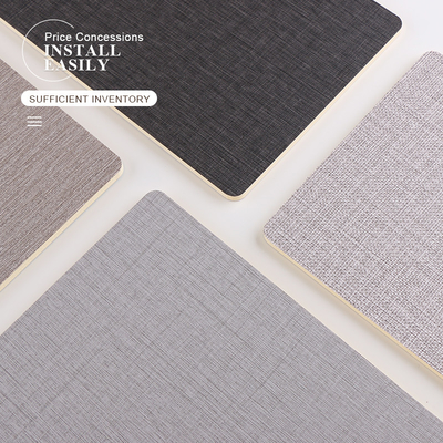 Kualitas Dekorasi Mewah Kain Waterproof Ramah Lingkungan Serat Bambu Panel Dinding Pabrik