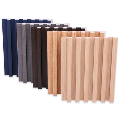 Kualitas Papan Decking Komposit Kayu PVC dengan alur 8mm Pabrik