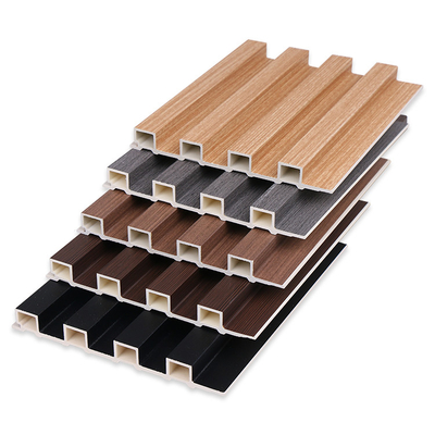 Kualitas Panel dinding grille kayu plastik yang disesuaikan dengan WPC 1220 * 3000mm Pabrik