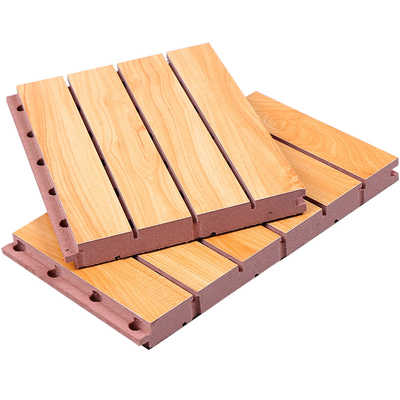 Kualitas Panel Dinding PVC WPC Akustik Panel Peredam Suara ISO9001 Pabrik