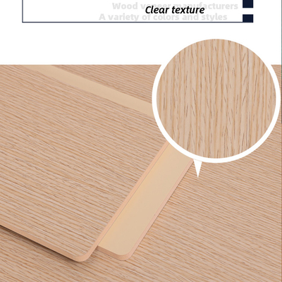 Kualitas Papan Dinding PVC Dekoratif 1220mm Tahan Air dan Anti Jamur dengan Pola Kayu Datar Pabrik