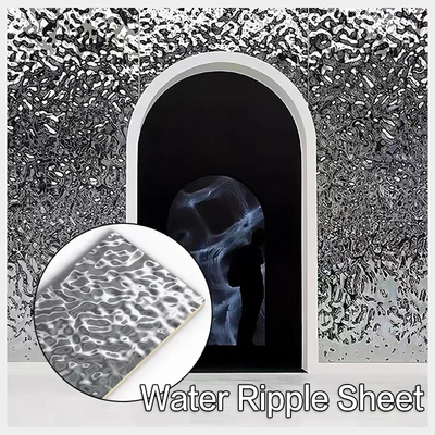 Kualitas Fireproof Water Ripple Panel Kayu veneer panel dinding tahan cetakan Pabrik